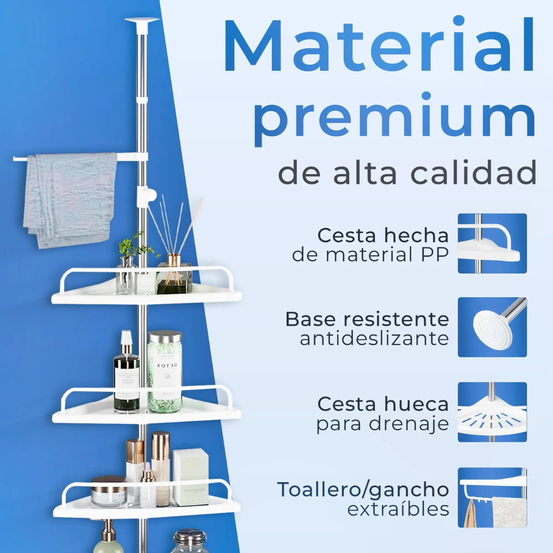 Estantería Extensible de Baño - Biniluna®